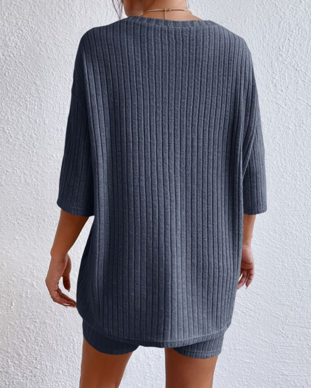 Casual Geribde Set