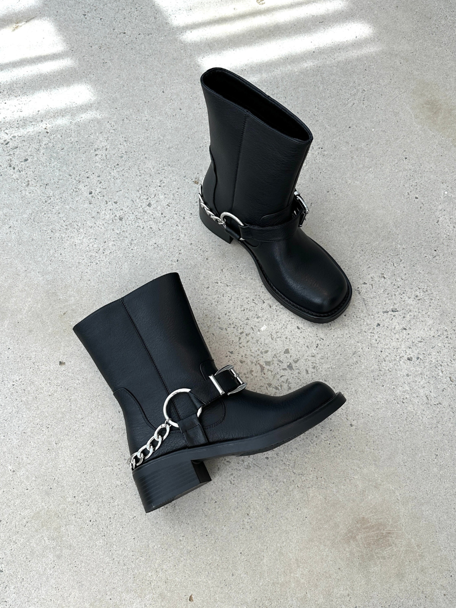 Black Combat Boots