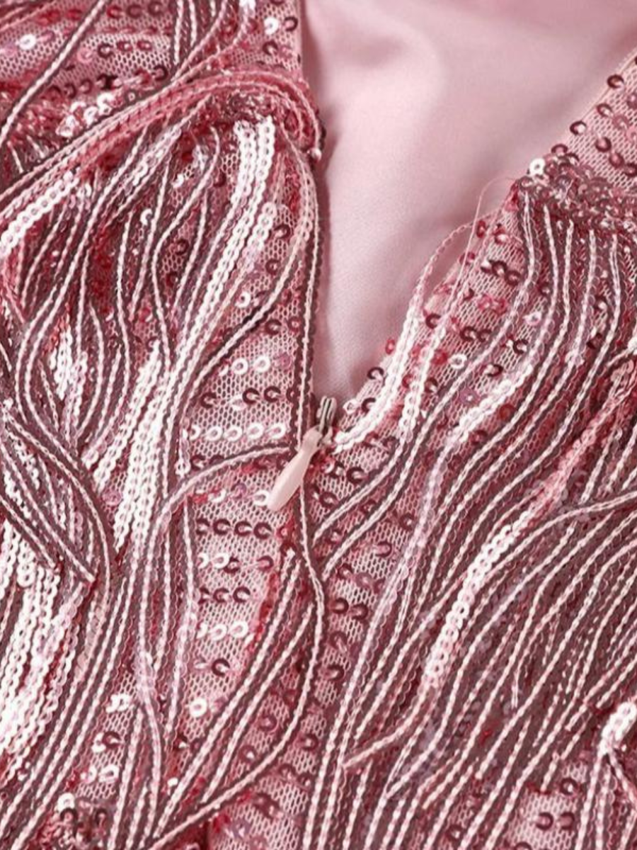 Glamorous Feather Dress