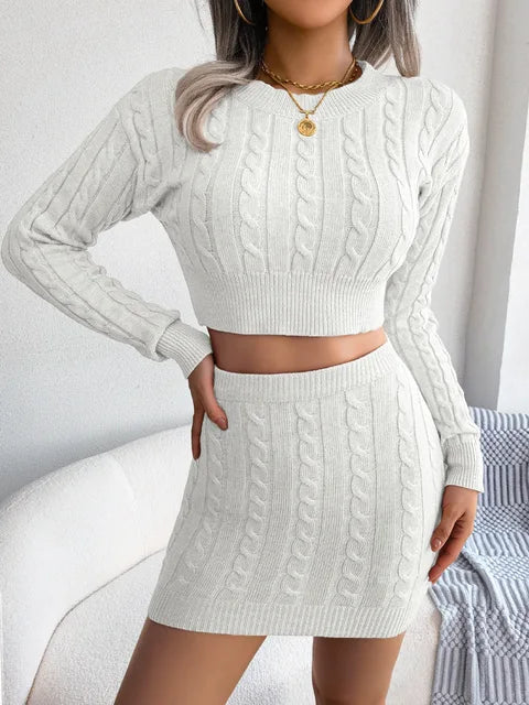 Tweedelige Sweater Set dames