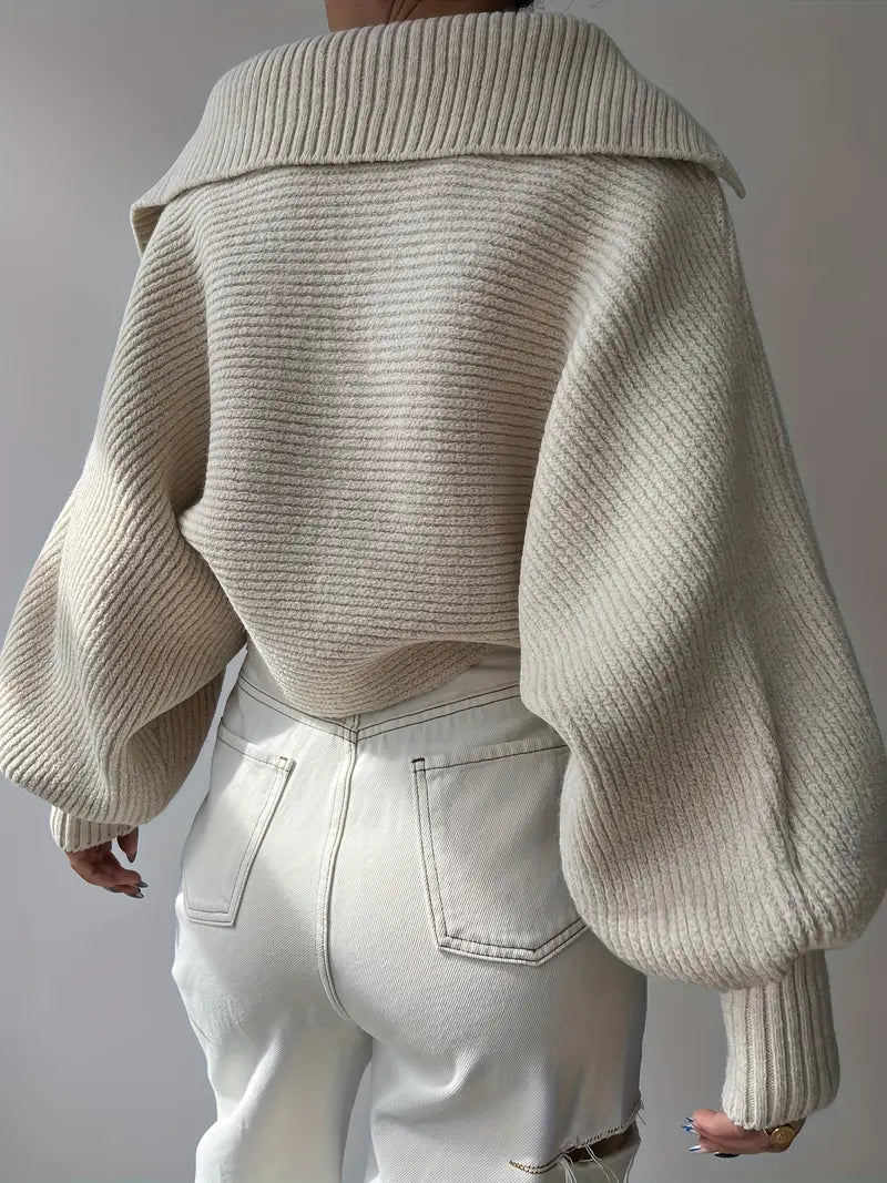 Oversized warm sweater