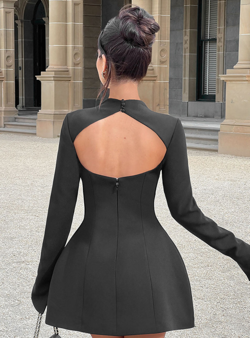 Backless Mini Dress
