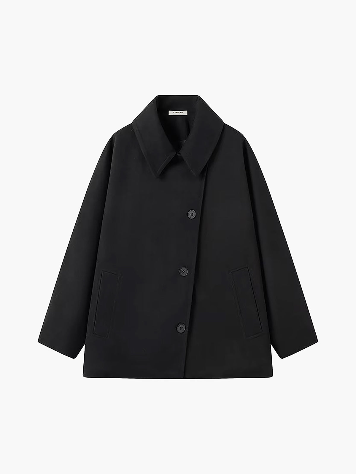 Sturdy Oversized Coat with Pocket and Buttons