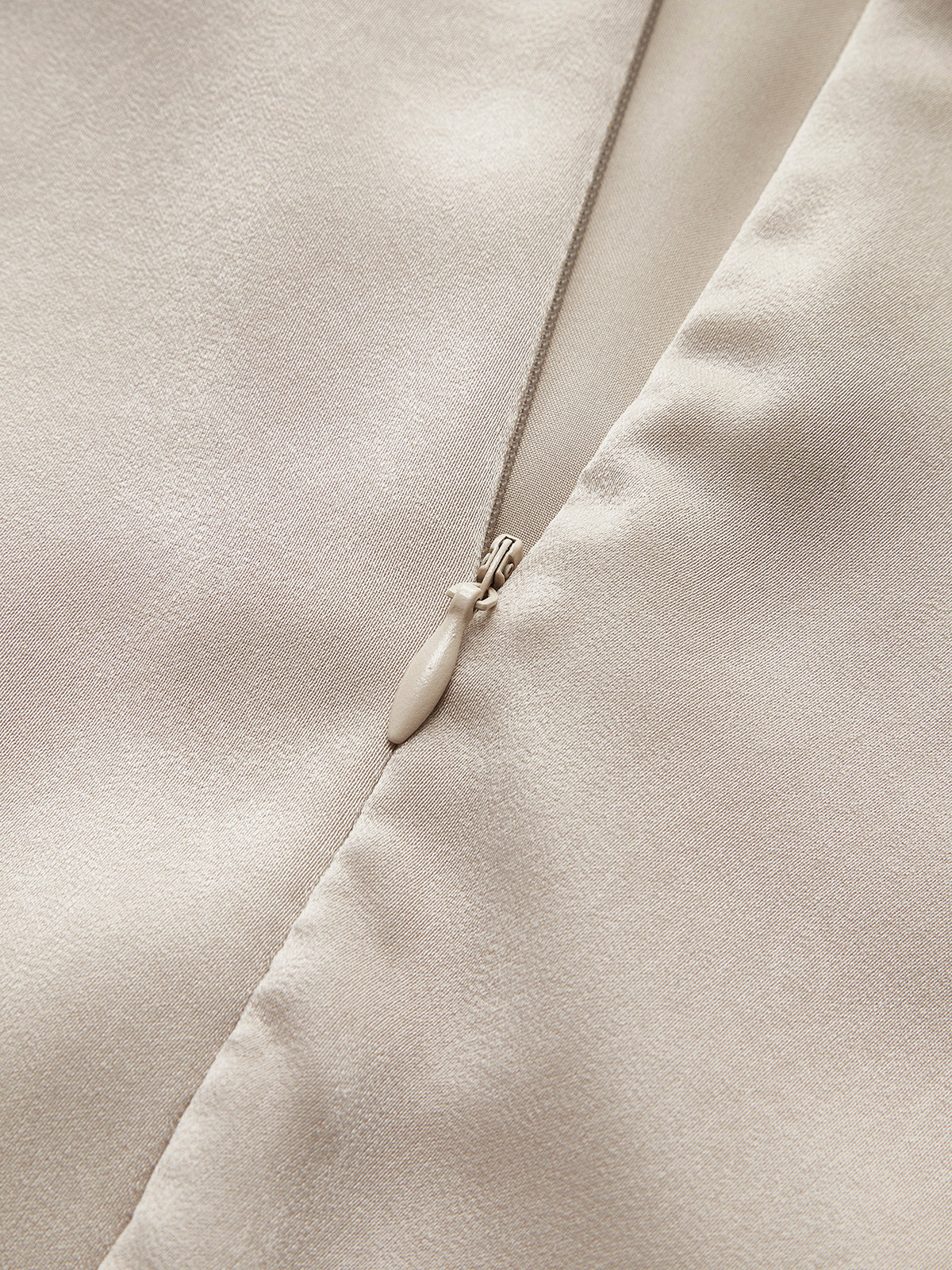 One-Sleeve Pleated Draped Dress