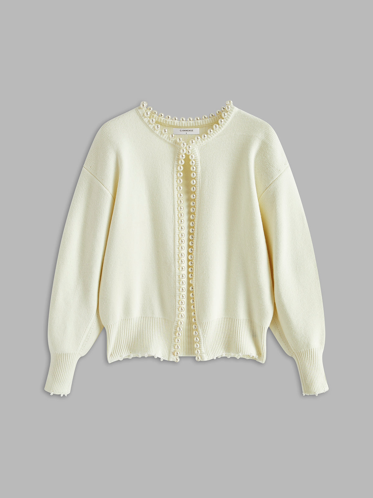 Pearl Edge Worn Cardigan