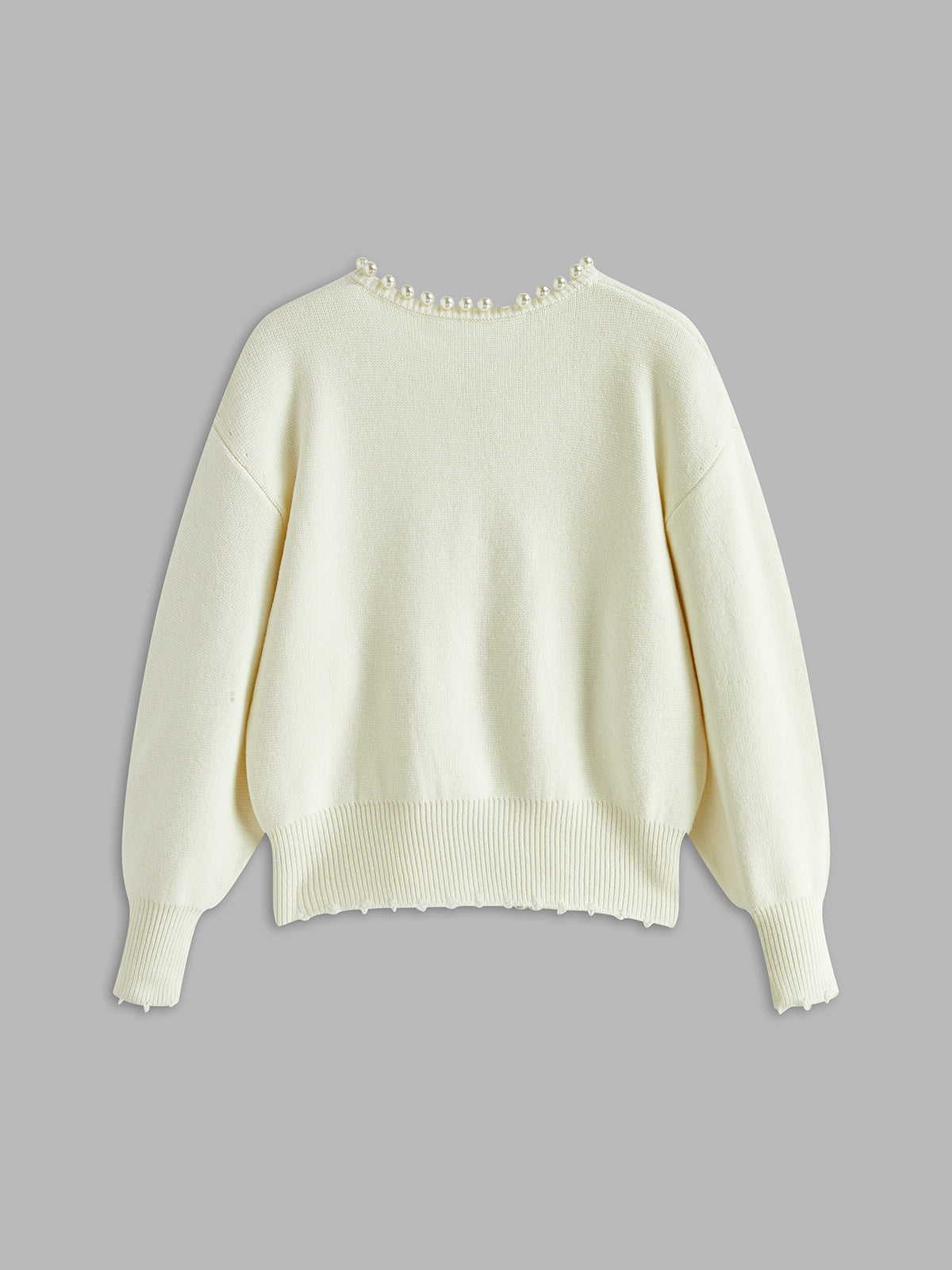 Pearl Edge Worn Cardigan