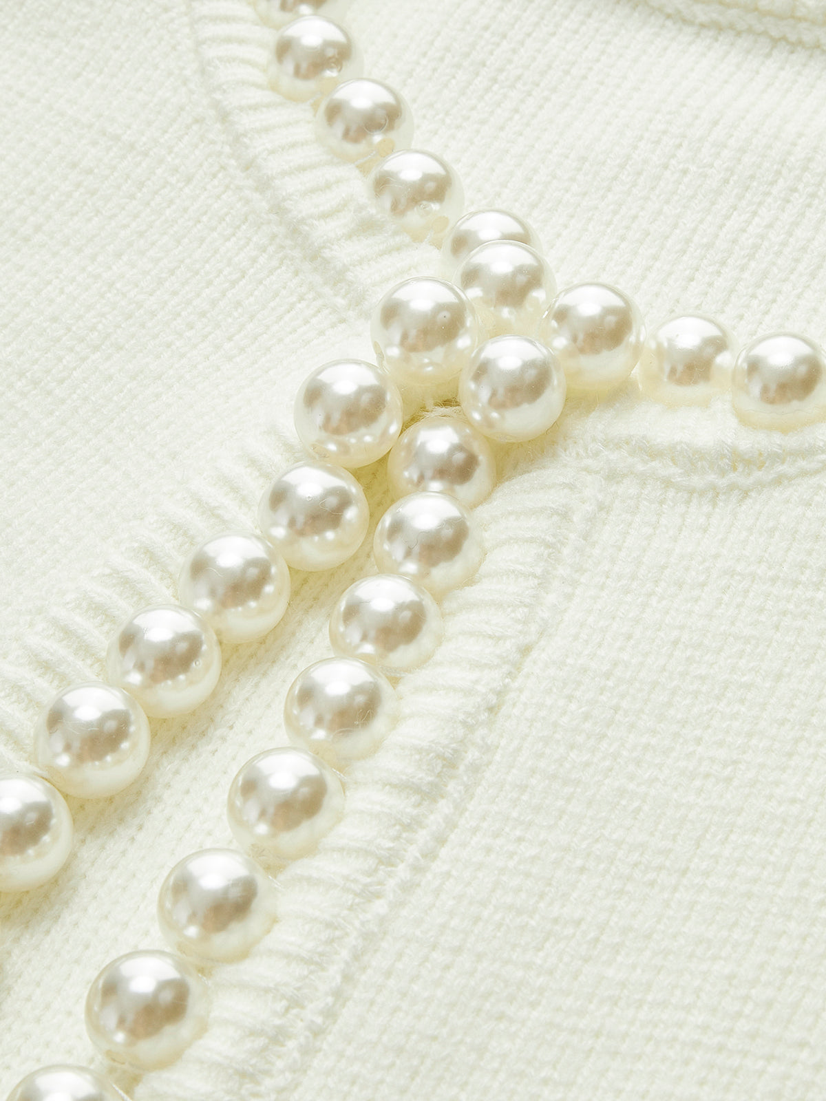 Pearl Edge Worn Cardigan