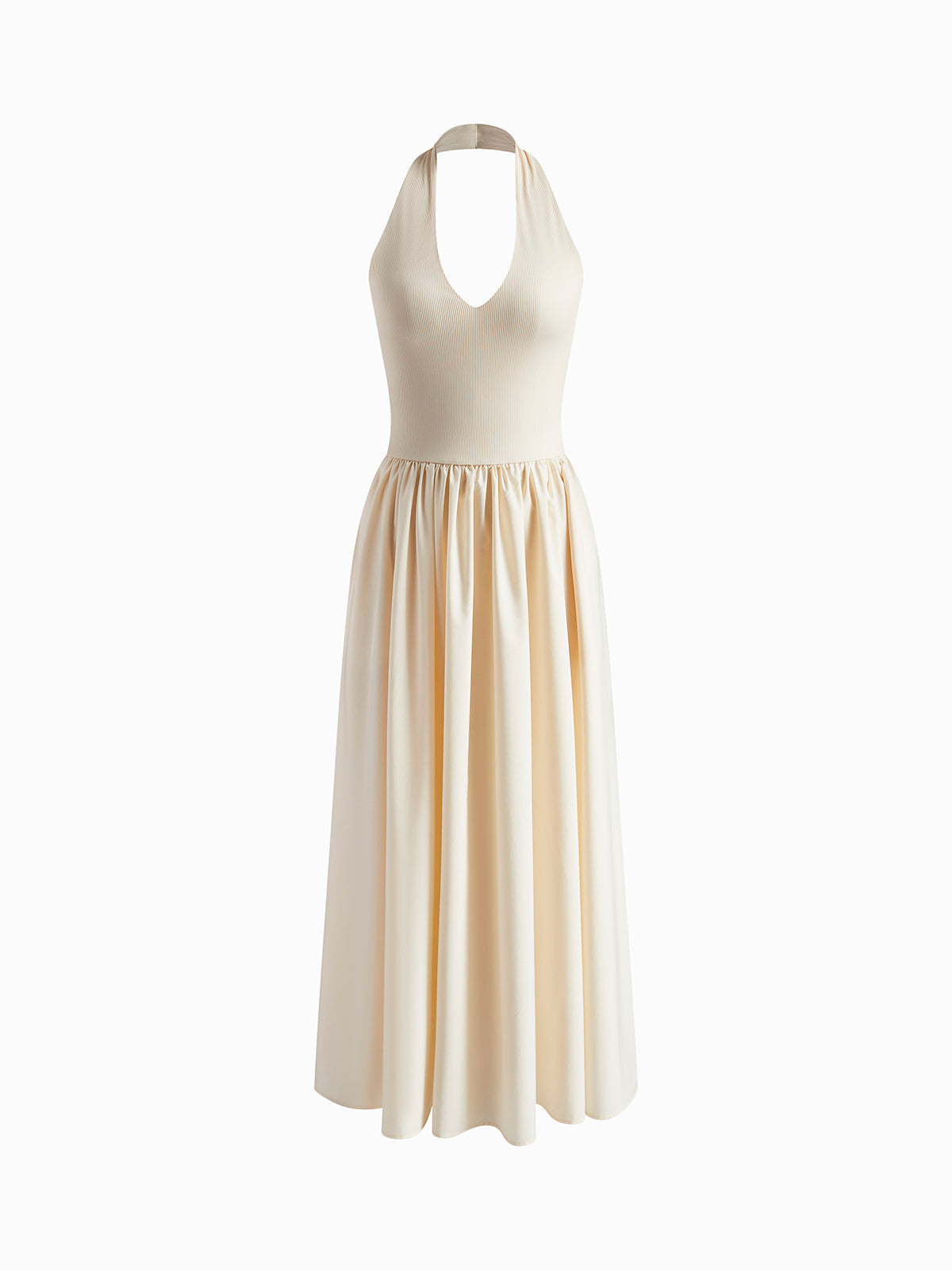 Open Back Dress with Pockets