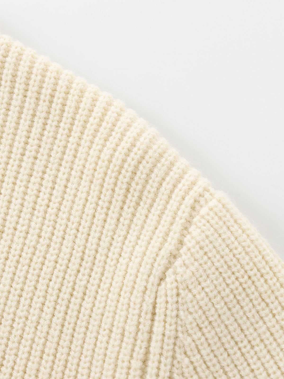 Ribbed Sweater with Bow