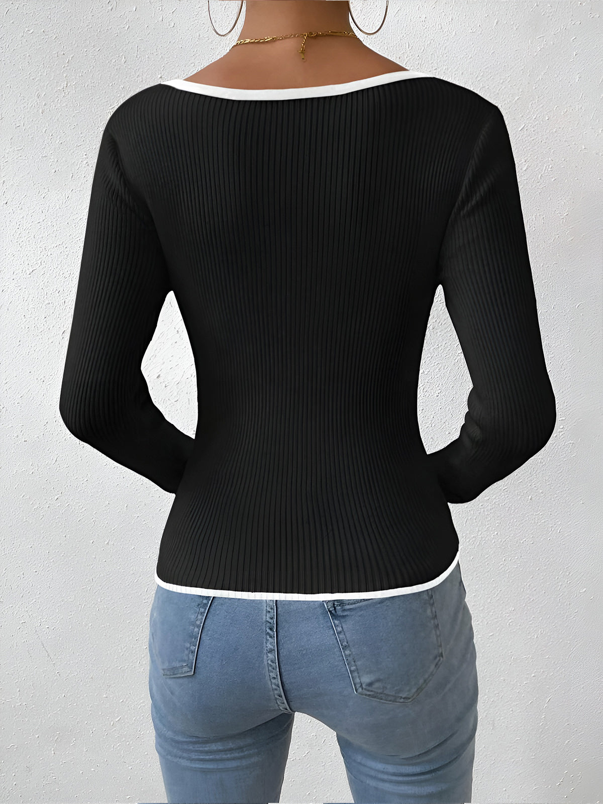 Elegante Gebreide Top