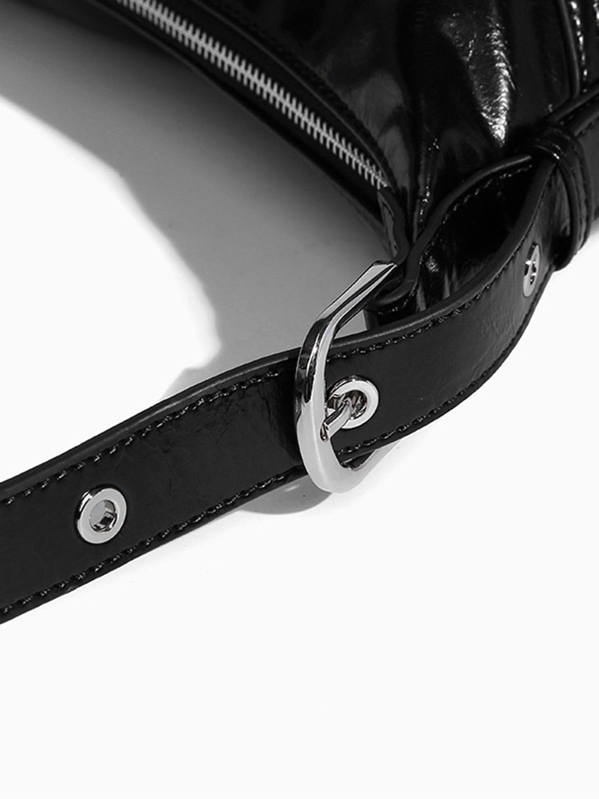 Adjustable Shoulder Strap Zipper Tote Bag