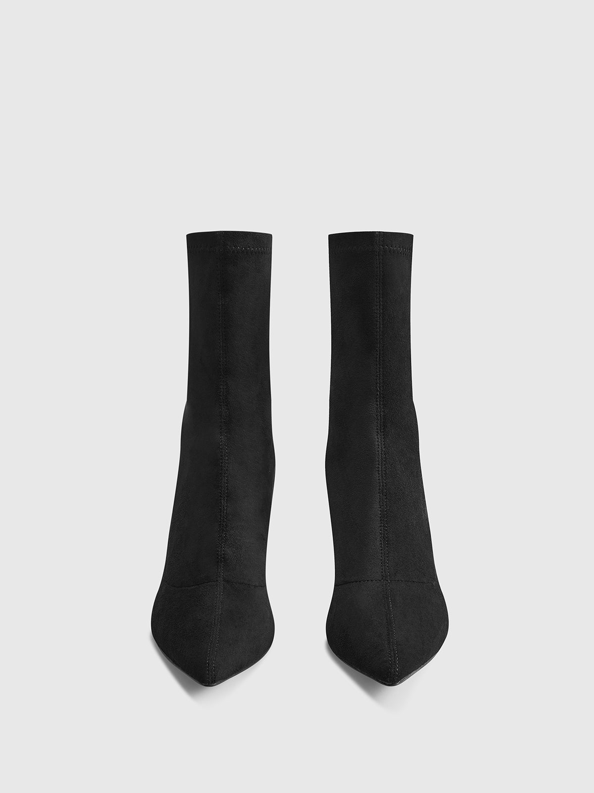 Slingback Heels Suede Ankle Boots
