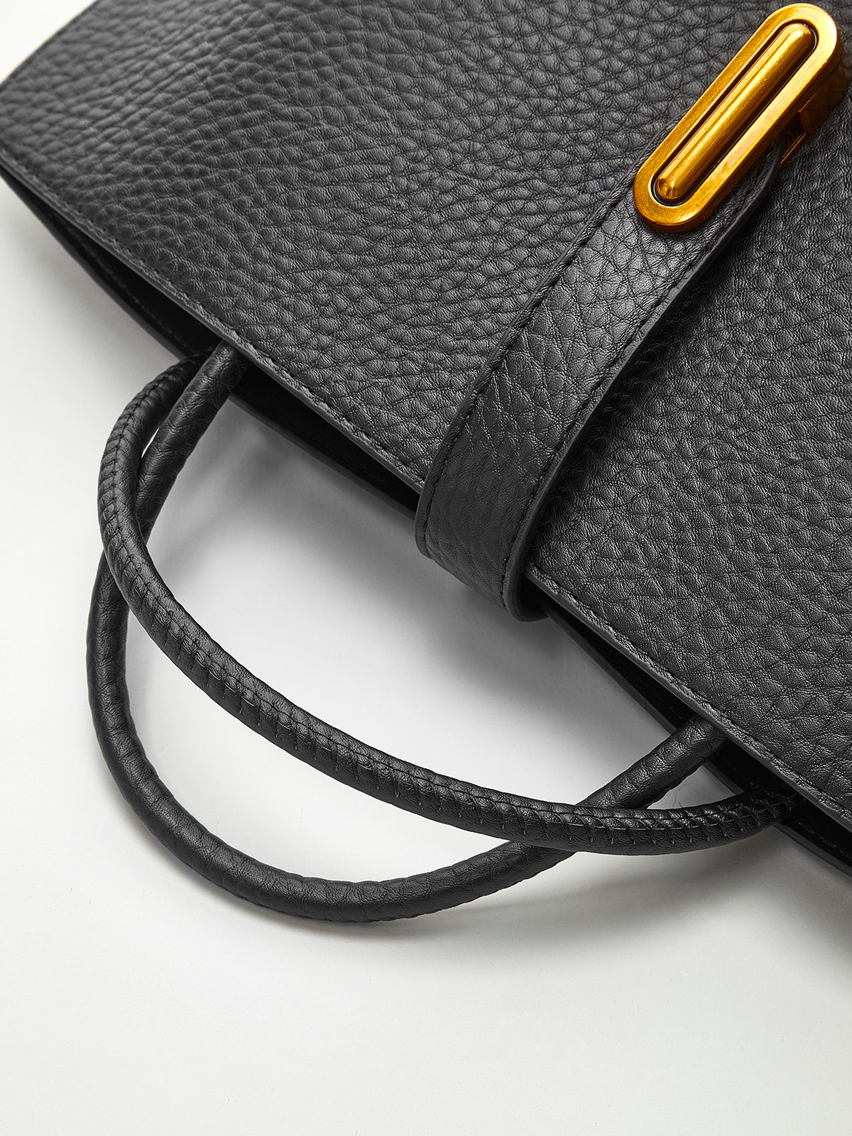 Textured Shoulder Bag with Handle
