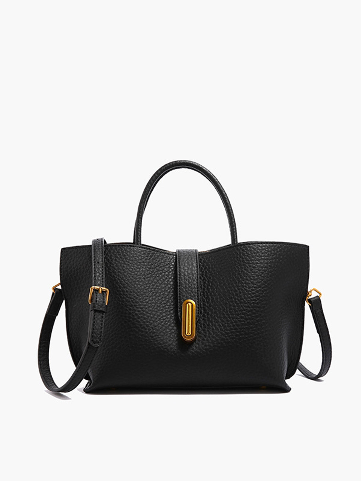 Textured Shoulder Bag with Handle