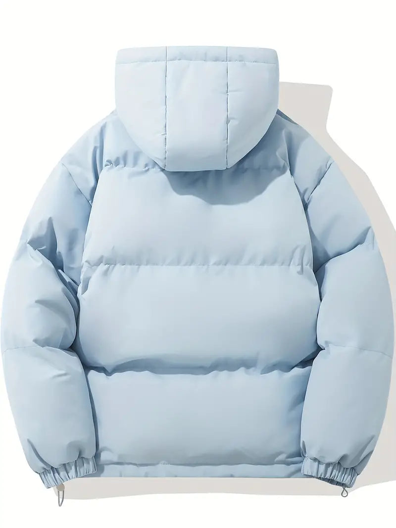 Classic warm jacket with hood