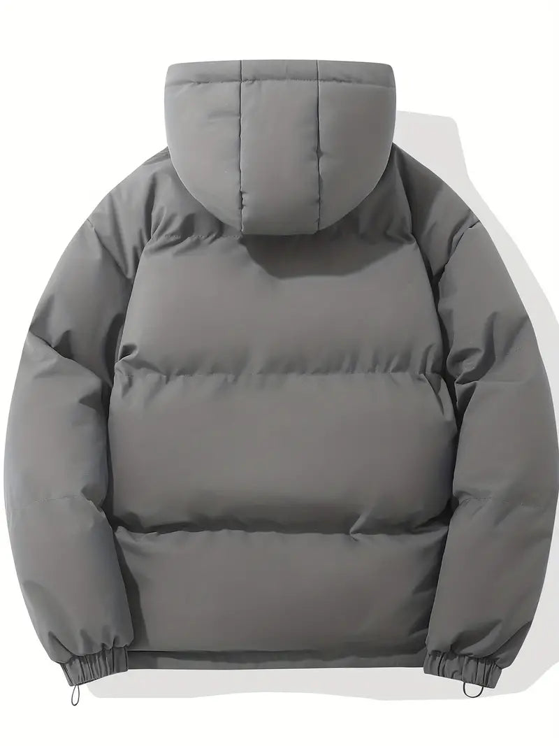 Classic warm jacket with hood