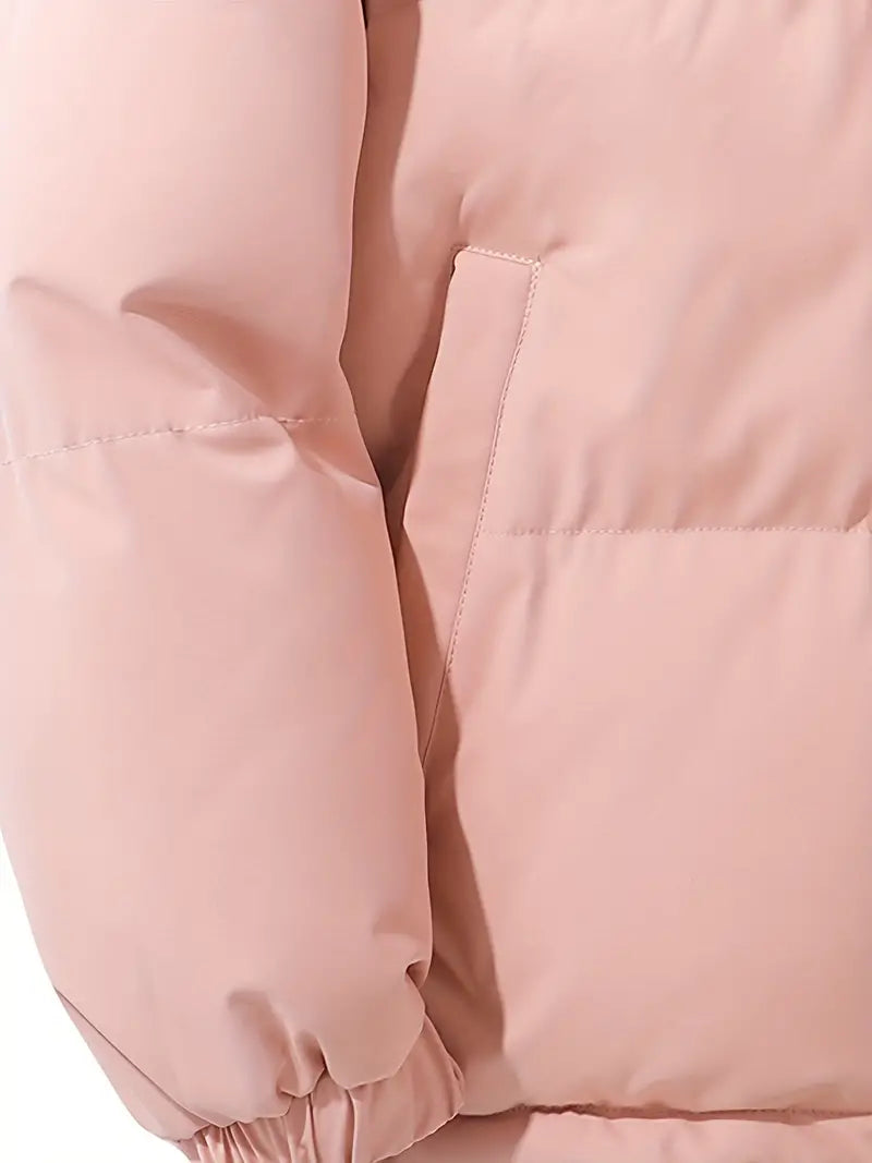 Classic warm jacket with hood