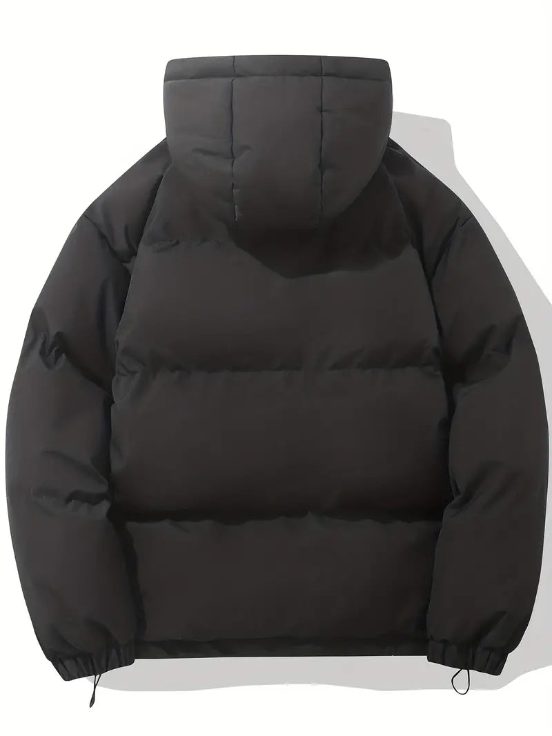Classic warm jacket with hood