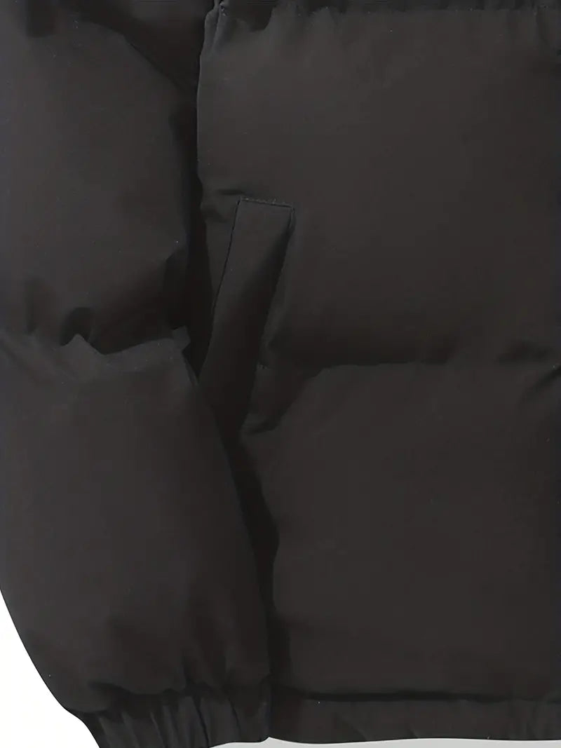 Classic warm jacket with hood