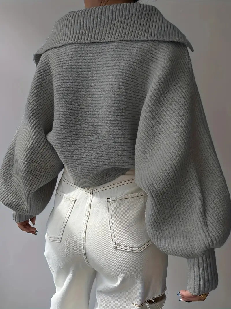 Oversized warm sweater