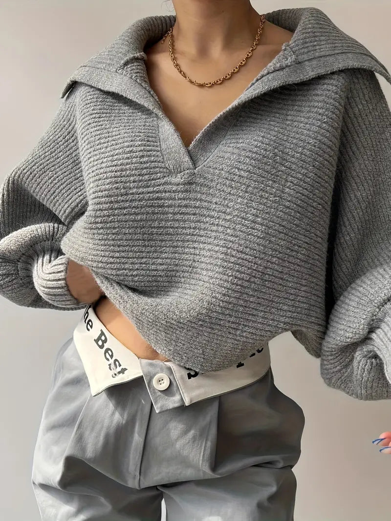 Oversized warm sweater