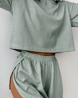 Gestreepte Comfort Set