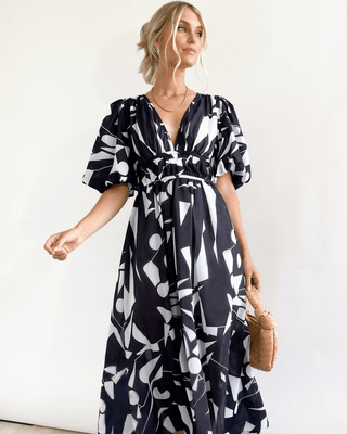 Abstracte Zomer Jurk