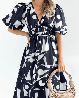 Abstracte Zomer Jurk