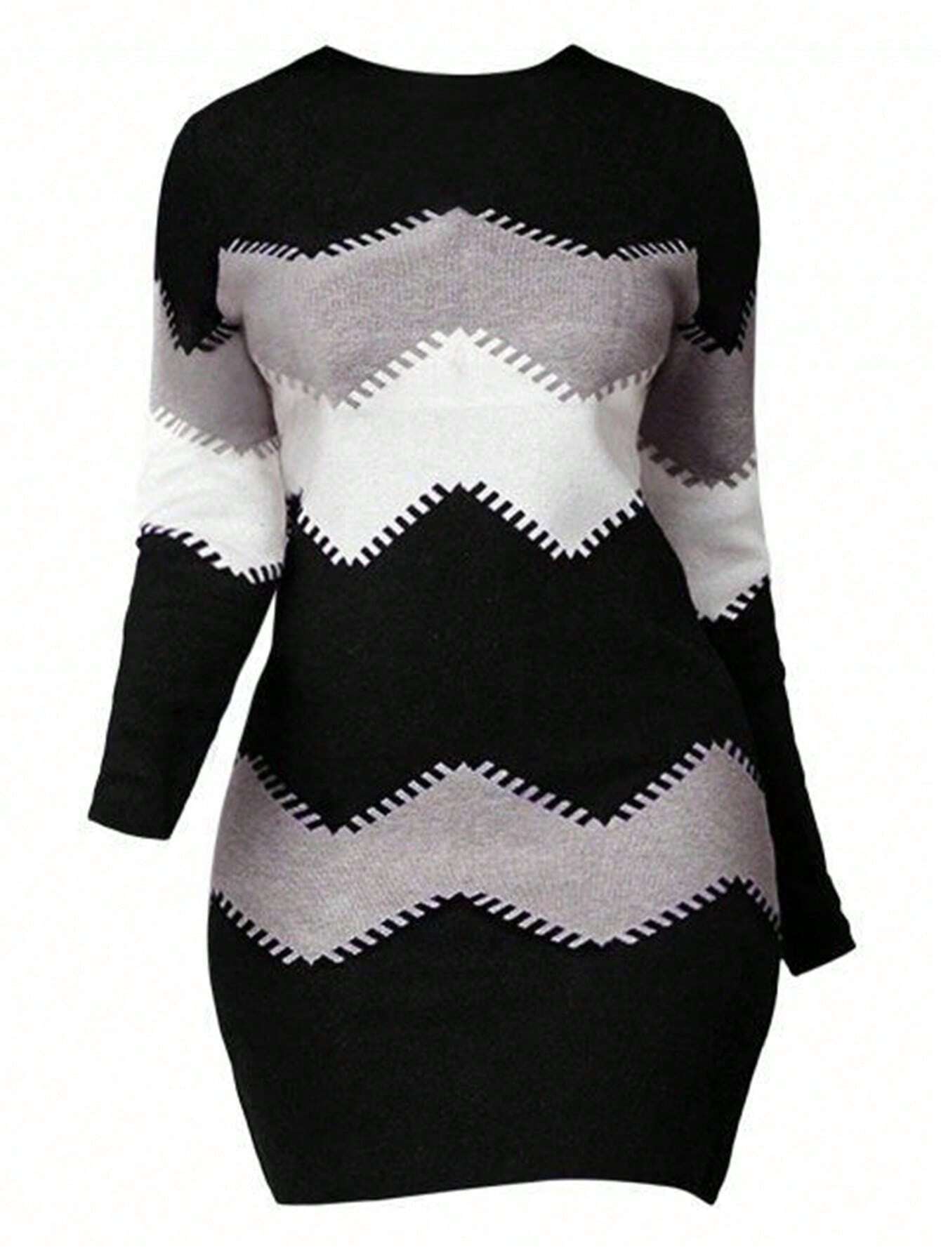 Long Sleeve Fitted Dress Fall