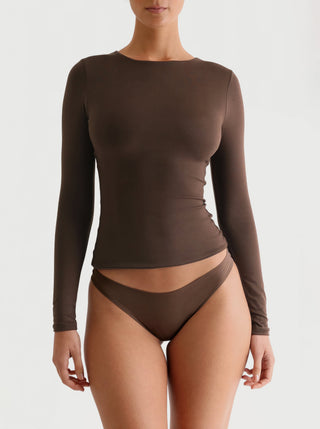 Essentiële Lange Mouw Top