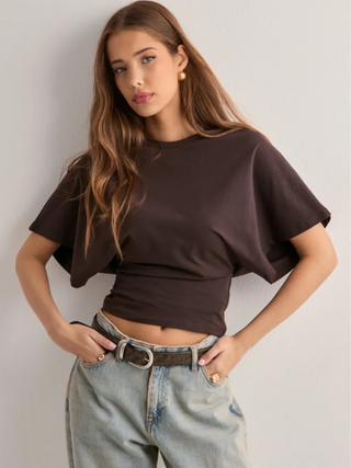 Chique top met wijde mouwen