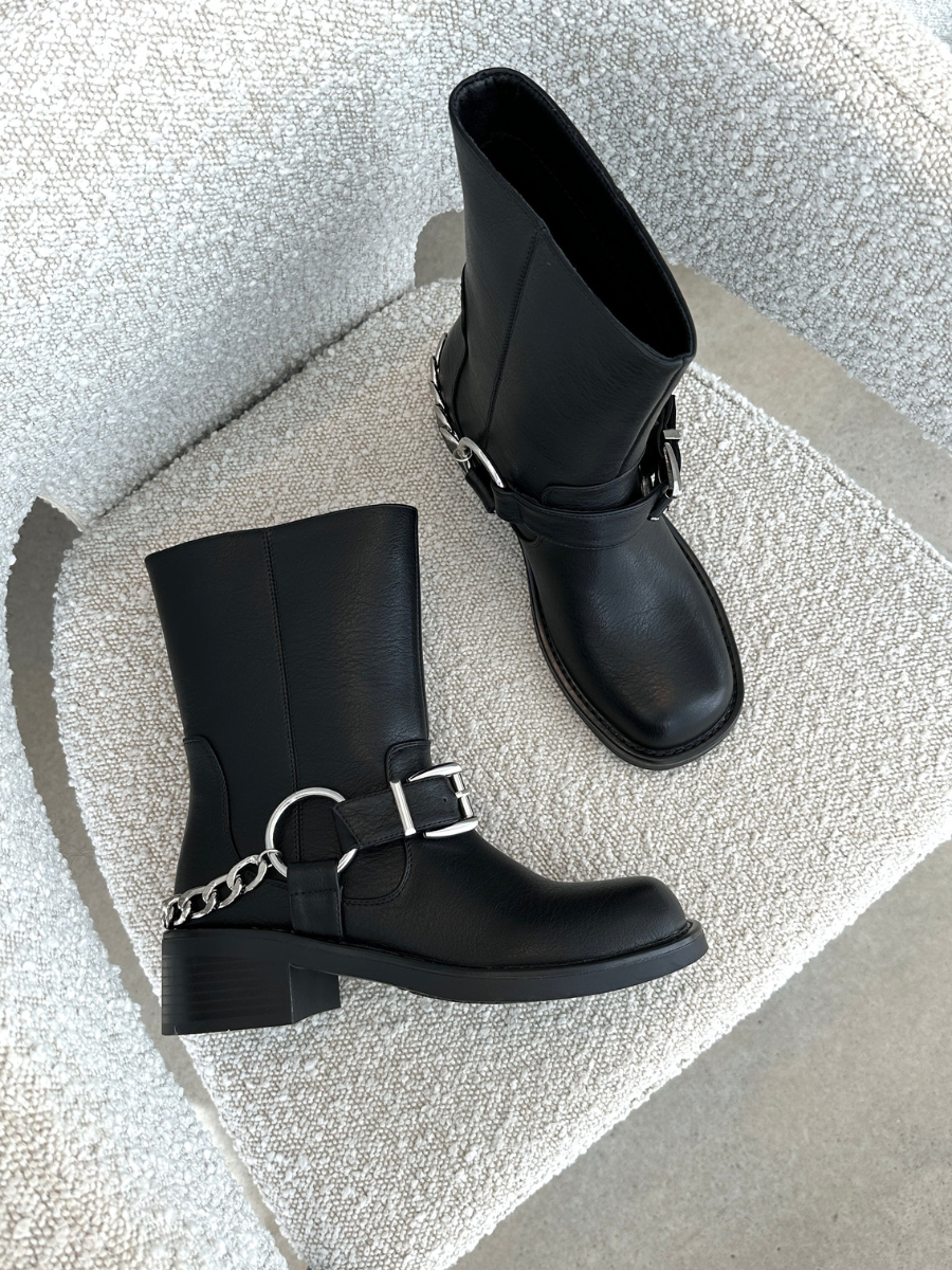 Black Combat Boots