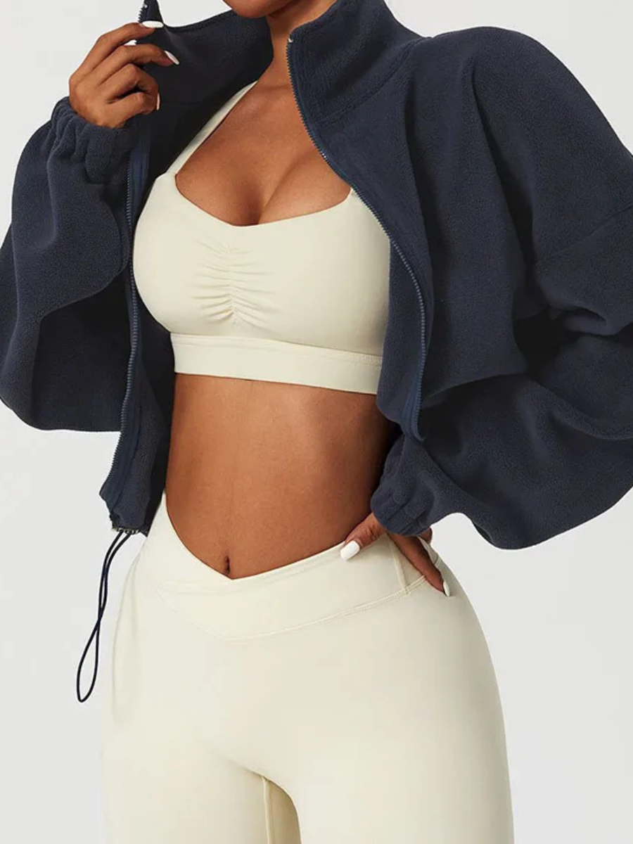 Cropped Sporty Fleece