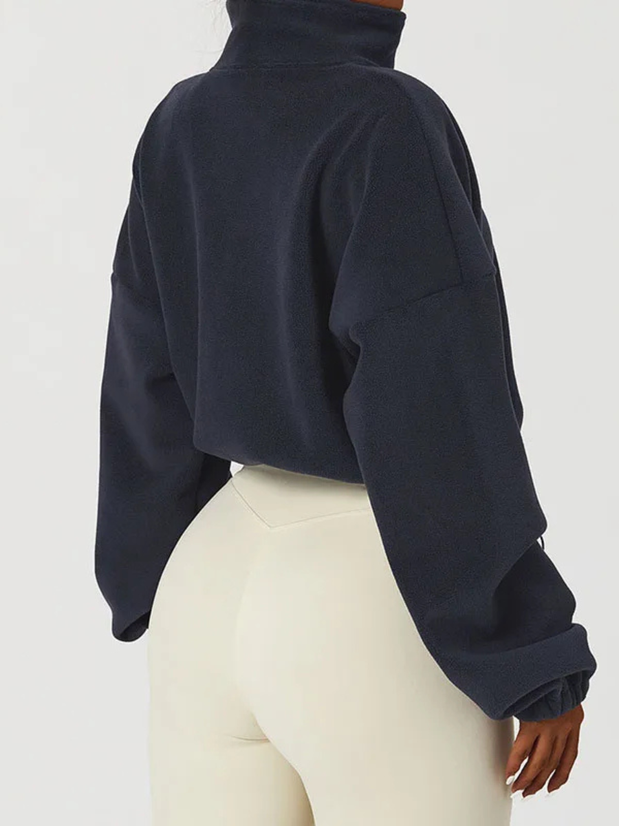 Cropped Sporty Fleece