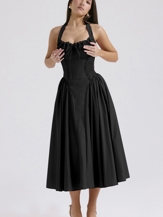 lentejurk Bloemenprint & Halternek