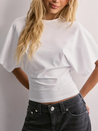 Chique top met wijde mouwen