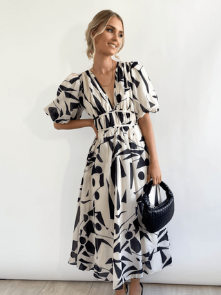 Abstracte Zomer Jurk