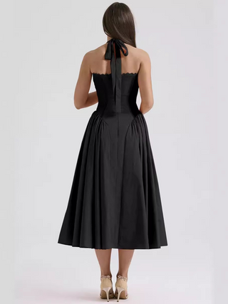 lentejurk Bloemenprint & Halternek