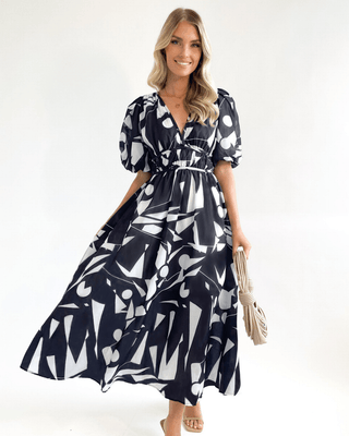 Abstracte Zomer Jurk