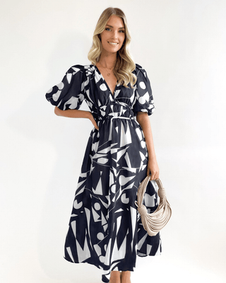 Abstracte Zomer Jurk