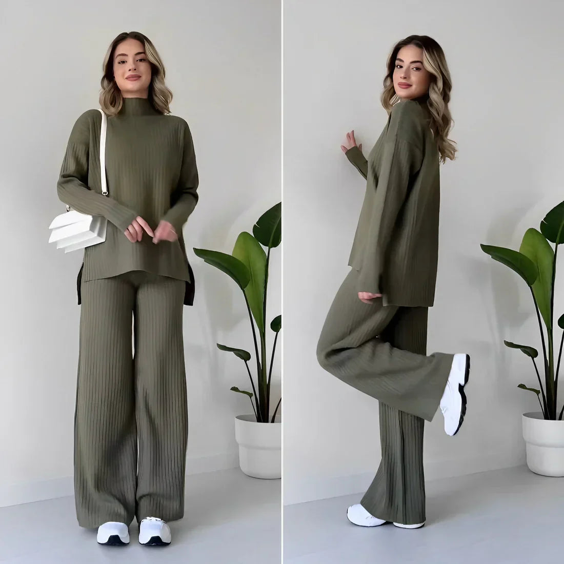 Two piece stylish ladies outfit
