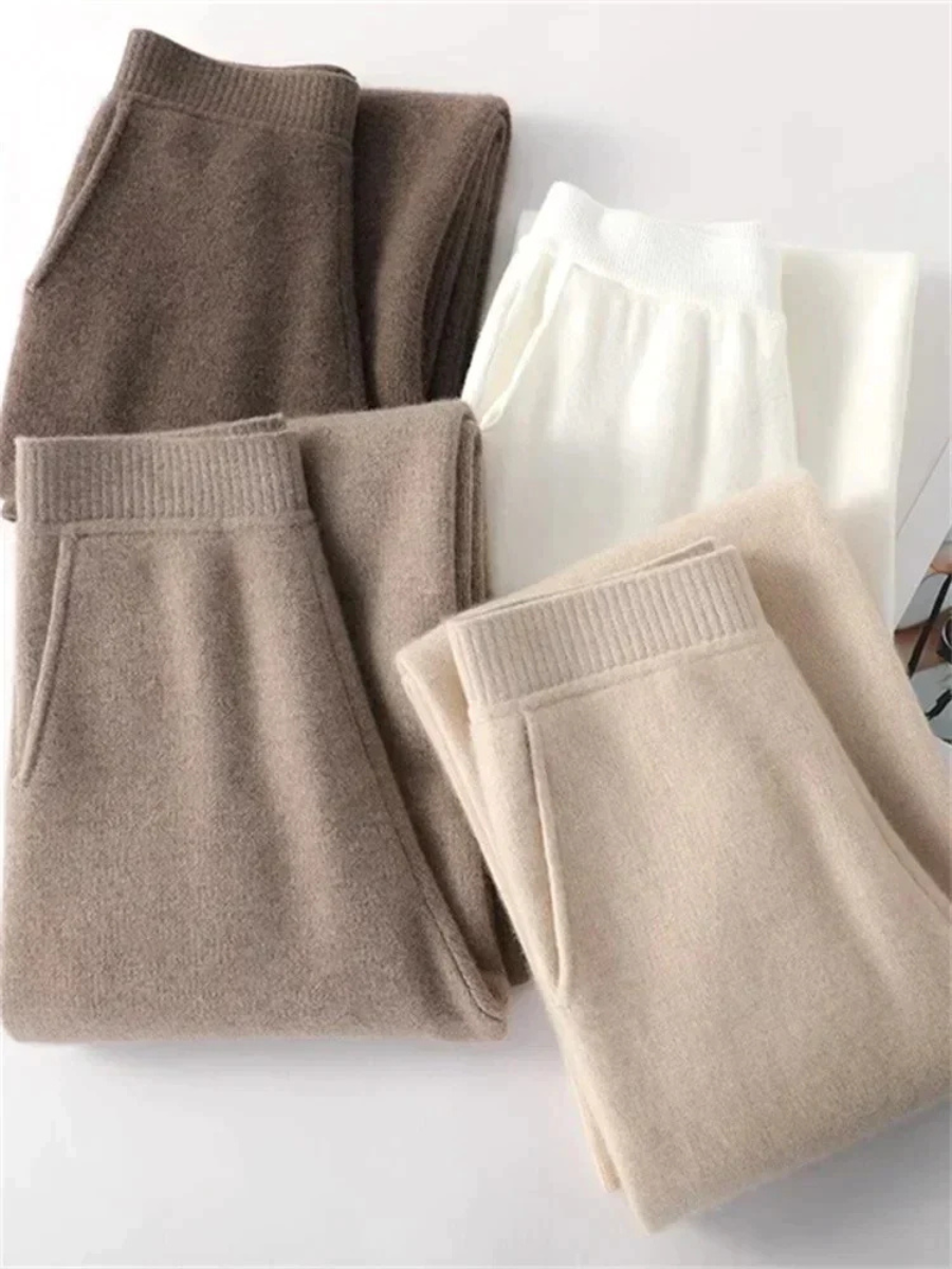 Women's wool trousers