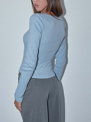 Kanten Rand Crop Top