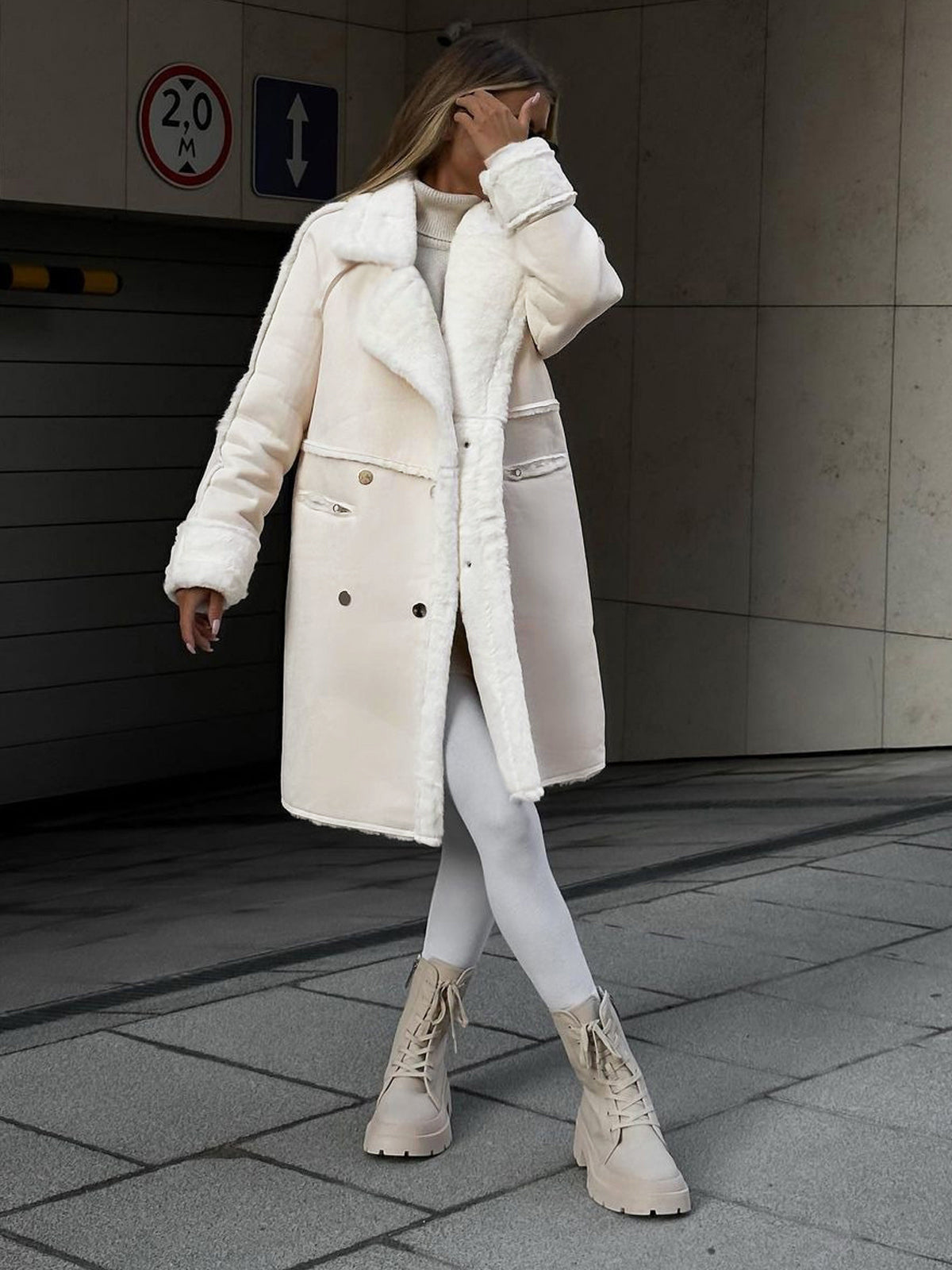 Classic and Warm Ladies Coat 