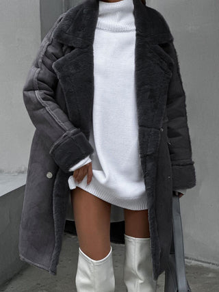 klassieke en warme damesjas