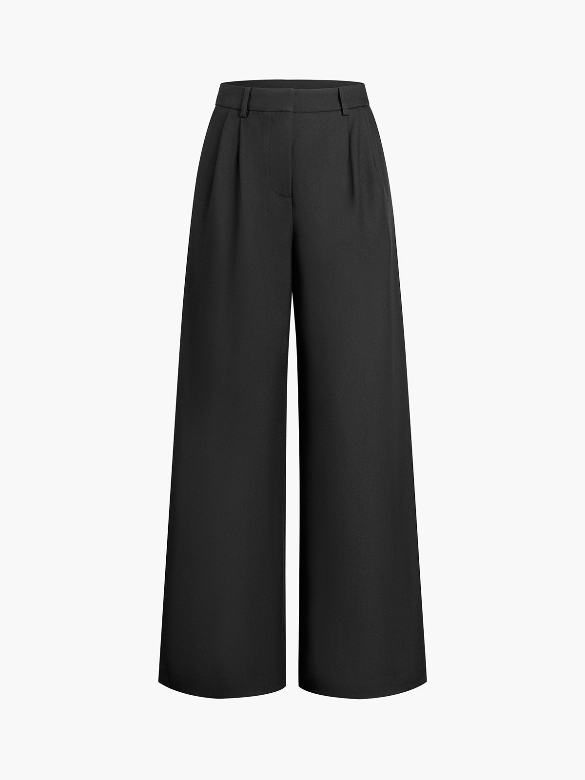 Even Wide Pants Without Belt