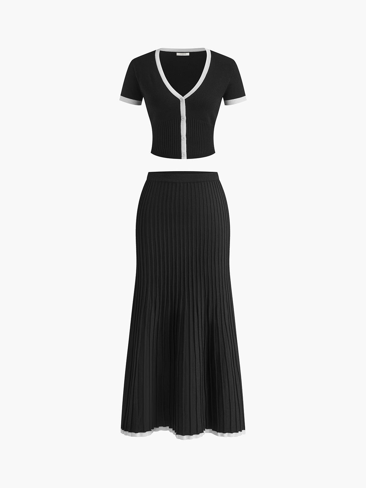 Minimalist Sweater Skirt Set