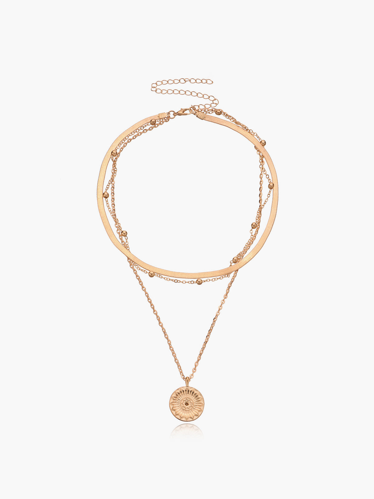 Multi-Laag Bal Kraal Ketting