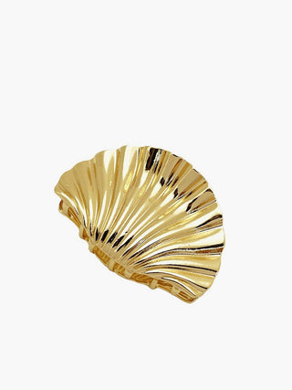 Gouden Schelp Haarclip