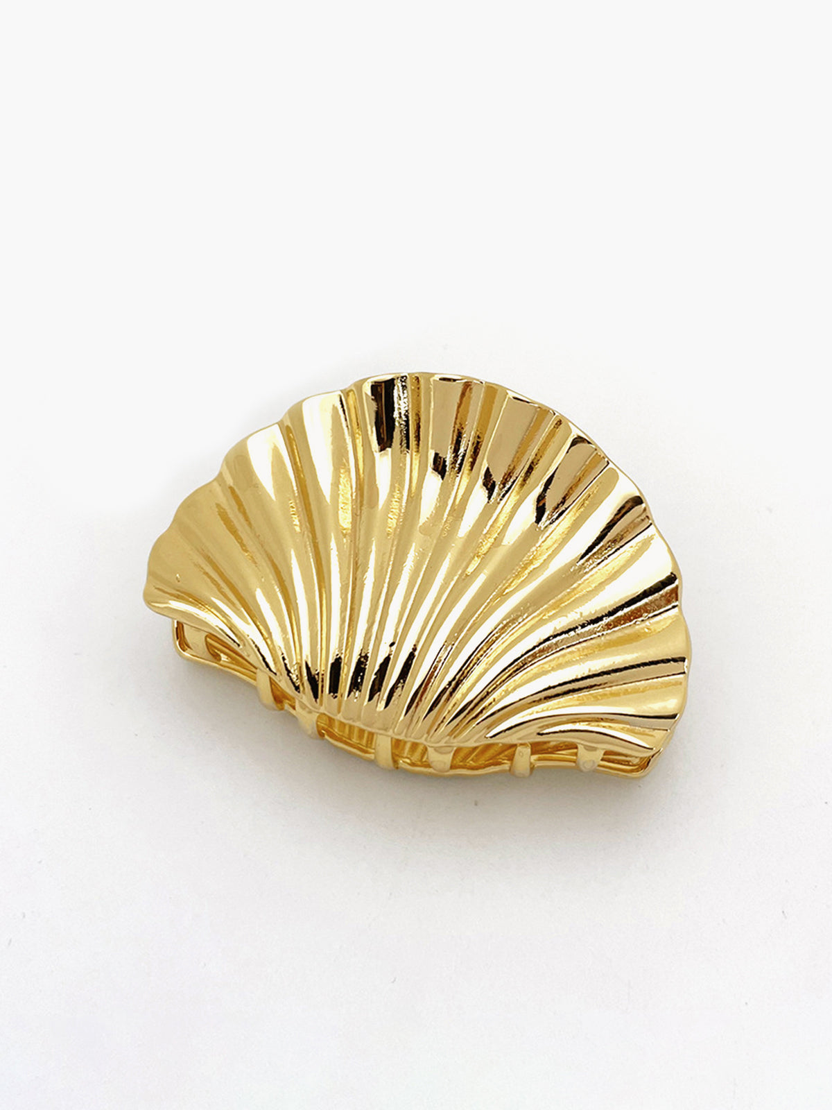 Golden Shell Hair Clip